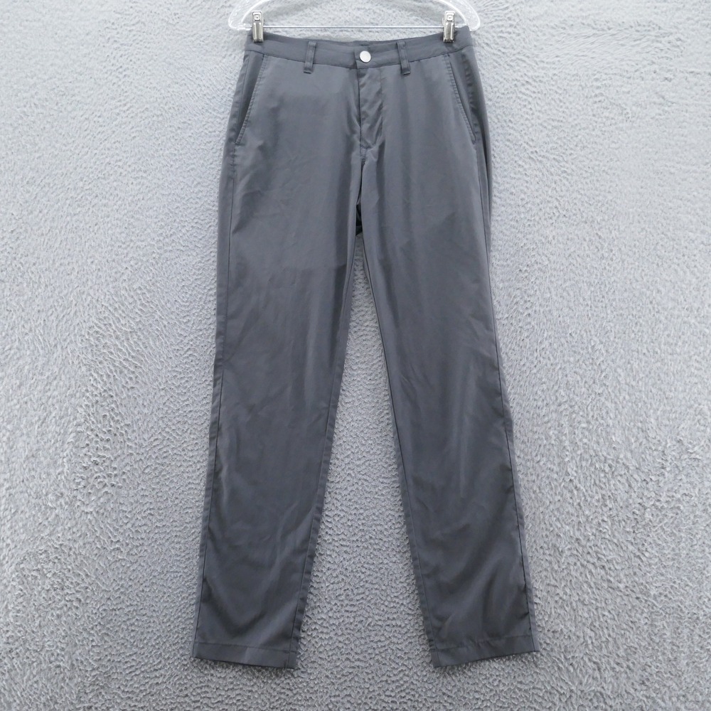 Bonobos Golf Mens Athletic Fit Gray Technical Performance Pants 28x32